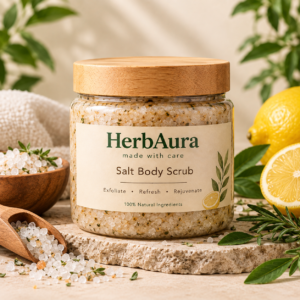Home Salt Body Scrub